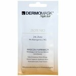 L’biotica DermoMask Night Active lifting in učvrstitvena maska z 24-karatnim zlatom 12 ml