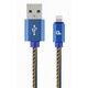 Gembird kabel usb 8 pin premium jeans 1 m