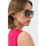 Sončna očala BOSS ženski, rjava barva - rjava. Sončna očala iz kolekcije BOSS. Model s toniranimi stekli in okvirji iz plastike. Ima filter UV 400.