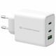 Conceptronic 3-Port 65 W GaN USB PD polnilec