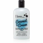 I love... Coconut &amp; Cream gelasto olje za prhanje in kopel 500 ml