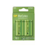 GP ReCyko polnilni bateriji, 5700mAh, HR20, D, 2 kos