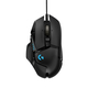 Logitech G502 Hero gaming miška, optični, brezžičen/žičen, 16000 dpi/25600 dpi, 40G, 1ms, 1000 Hz, beli/rdeči/črni