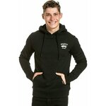 Meatfly Leader Of The Pack Hoodie Black L Pulover na prostem