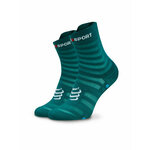 Compressport Visoke nogavice Unisex Pro Racing Socks V4.0 Ultralight Run High XU00050B Zelena