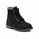 Timberland Čevlji črna 38 EU Premium 6 IN WP Shearling Boot JR