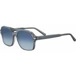 Serengeti Marco Shiny Transparent Stormy Grey/Mineral Polarized Blue Gradient Lifestyle očala