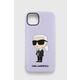 Karl Lagerfeld iphone 14 plus 6,7" trdi ovitek vijoličast/prsni silikon ikonik