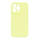 Silikonski ovitek (liquid silicone) za Apple iPhone 13 Pro, N-Soft, kremna