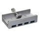 usb hub orico mh4pu-p-sv-bp srebrna