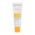 Bioderma Obarvana sončna krema SPF 50+ Photoderm Aqua fluid 40 ml (Odstín Light)