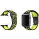 Silikonski pašček Sport za Apple Watch, 38/40/41 mm, črno-rumen