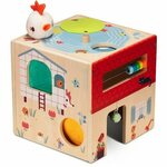 Lilliputiens Wooden Activity Cube Paulette aktivnostna igrača 12 m+ 1 kos