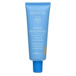 Apivita Aqua Beelicious lahki tonirani fluid za osvetlitev kože SPF 30 40 ml