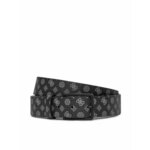 Guess Moški pas Micro Peony Eco Belts BM7793 P4135 Črna