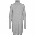 Vero Moda Ženska obleka VMBRILLIANT 10199744 Light Grey Melange (Velikost L)