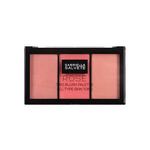 Gabriella Salvete Trio Blush Palette rdečilo za obraz 15 g odtenek 02 Rose za ženske