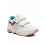 Superge Geox J Pavel Girl J458CA 0BC14 C0406 S White/Pink