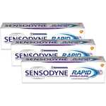 Sensodyne Rapid zobna pasta, 75 ml, 3 kosi