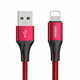 Joyroom Fast Charging kabel USB / Lightning 3A 1.5 m, rdeč