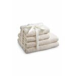 Komplet brisač (4-pack) - bež. Komplet brisač iz kolekcije home &amp; lifestyle. Model izdelan iz tekstilnega materiala.