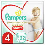 Pampers Premium Care 4, 22 kosov