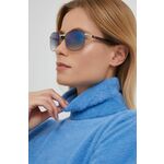 Sončna očala Ray-Ban - modra. Sončna očala iz kolekcije Ray-Ban. Model s toniranimi stekli in okvirji iz kovine. Ima filter UV 400.