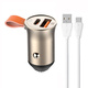 LDNIO avtomobilski polnilec ldnio c509q usb, usb-c 30w + kabel microusb