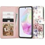 PREKLOPNI ETUI ZA SAMSUNG GALAXY A35 5G TECH-PROTECT WALLET BLOSSOM FLOWER