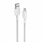 ANKER 322 USB-A - USB-C pleten kabel 0,9m bel, A81H5G21