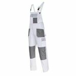 HLAČE Z NARAMNICAMI BELO-SIVE 3XL (60) LAHTI L4061260