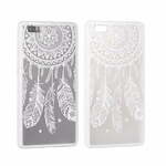 MG Lace Pattern 3 plastika ovitek za Samsung Galaxy J7 2017, bela