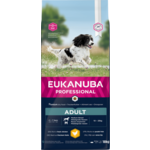 Eukanuba suha hrana za odrasle pse, Adult Medium Breed, 15 kg + 3 kg gratis