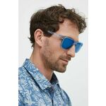 Sončna očala Armani Exchange moška, 0AX4145S - modra. Sončna očala iz kolekcije Armani Exchange. Model z zrcalnimi stekli in okvirji iz plastike. Ima filter UV 400.