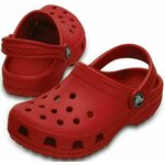 Natikači Crocs - rdeča. Natikači iz kolekcije Crocs. Model izdelan iz sintetičnega materiala.