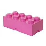 LEGO® Kocka za shranjevanje LEGO KOCKA ZA SHRANJEVANJE BRICK 8 LJUBIČASTI 40041739