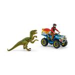 Schleich Escape iz Velociraptorja na ATV