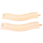 Bigjigs Rail Ukrivljene letve 22 cm 2 kos