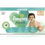 Pampers Harmonie plenice, velikost 3 (6-10 kg), 87 plenic