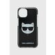 Karl Lagerfeld Choupette Head ovitek za iPhone 13, črn (KLHCP13MTPECK)