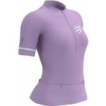 Compressport Trail Postural SS Top W Lupine/White L Tekaška majica s kratkim rokavom