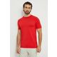 Bombažna kratka majica BOSS moški, rdeča barva - rdeča. Lahkotna kratka majica iz kolekcije BOSS, izdelana iz pletenine, prijetne na otip. Model iz izjemno udobne bombažne tkanine.