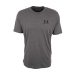 Under Armour Majice siva M Left Chest Logo