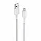 ANKER USB-A to USB-C pleten kabel 322, 1,8 m, bel, A81H6G21