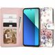 PREKLOPNI ETUI ZA XIAOMI REDMI NOTE 13 4G / LTE TECH-PROTECT WALLET BLOSSOM FLOWER