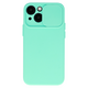 Onasi Lens Cover silikonski ovitek zaščita za Samsung Galaxy A23 - mint