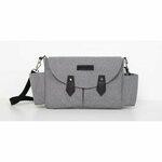 Petite&amp;Mars Sara Grey Black torba za previjanje 40 x 23 x 10 cm 1 kos