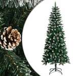 Greatstore Umetna novoletna jelka s stojalom zelena 180 cm PVC