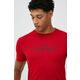 Kratka majica 4F moški, rdeča barva - rdeča. Kratka majica iz kolekcije 4F. Model izdelan iz tanke, elastične pletenine.