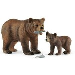 Schleich 42473 medved Grizzly z mladičem